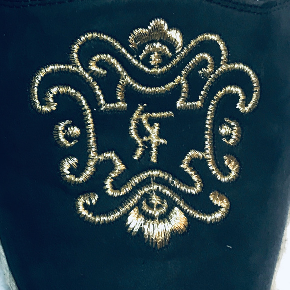 Salvatore Ferragamo suede Loafer Espadrille Flats - Picture 8 of 8